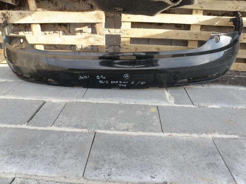 AUDI Q3 8U0 ZDERZAK TYŁ TYLNY CZARNY ORYGINAŁ