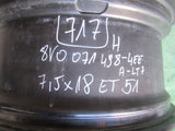AUDI A3 S3 8V TT TTS FELGA ALUMINIOWA 7,5x18 ET 51 8V0071498A