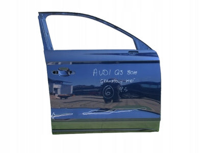 AUDI Q5 80A II 2 17- DRZWI PRAWY PRZÓD GRANATOWY MET. LISTWA 80A831052H