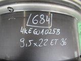 AUDI E-TRON E TRON 4KE FELGA ALUMINIOWA AUDI SPORT 9,5x22 ET 36 4KE601025B