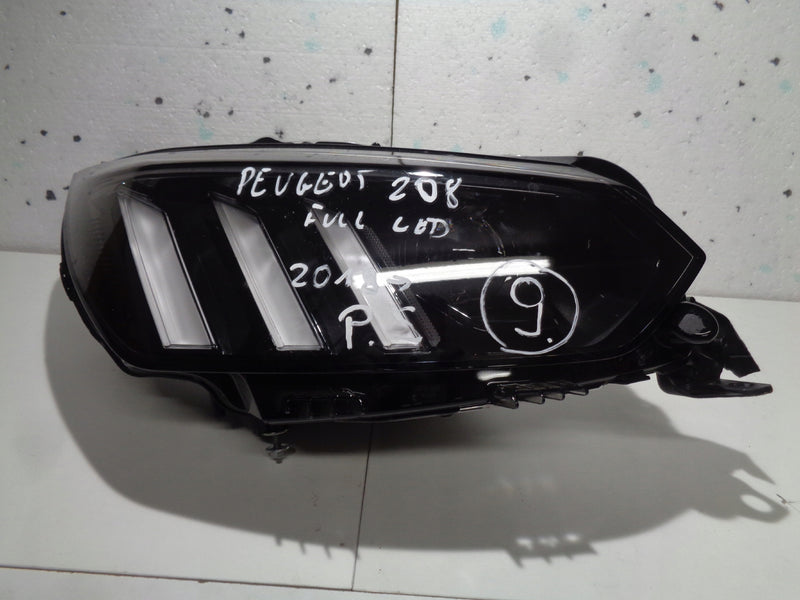 PEUGEOT 208 FULL LED TECHNOLOGY LAMPA PRAWA KOMPL