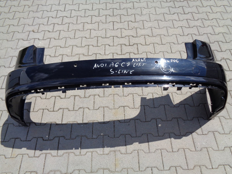 AUDI A6 C7 S LINE LIFT 4G9 KOMBI AVANT ZDERZAK TYŁ