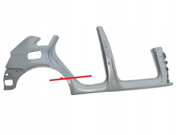 AUDI Q5 80A II 2 17- PRÓG SŁUPEK B PRAWY 80A809840A 80A809848