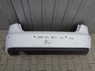 AUDI A3 8V 8V3 13- HATCHBACK ZDERZAK TYŁ 4xPDC 3 DRZWI 3D 8V3807511
