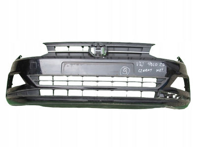 VW POLO 2G VI 6 ZDERZAK PRZÓD 2G0807221 CZARNY