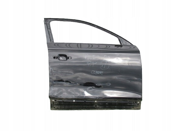 AUDI Q5 80A II 2 17- DRZWI PRAWY PRZÓD CZARNY MET. LISTWA 80A831052H