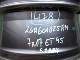 VW T-ROC T ROC 2GA FELGA ALUMINIOWA SZARA 7x17 ET 45 2GA601025AM