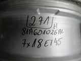 AUDI Q2 81A S LINE SQ2 FELGA ALUFELGA ALUMINIOWA T 7x18 ET 45 81A601025AL