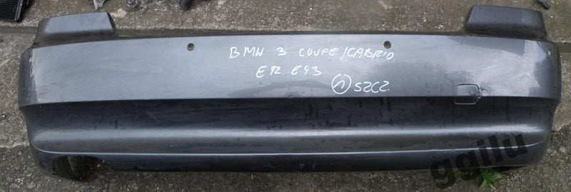 BMW 3 E92 E93 E-92 COUPE CABRIO ZDERZAK TYŁ TYLNY