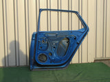 SKODA FABIA 6V HB 14- DRZWI PRAWE TYŁ NIEBIESKIE 6V6833312 6V6833056A