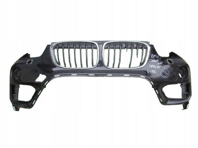 BMW X1 F48 15-ZDERZAK PRZÓD CZARNY METALIK 6X PDC SPRYSKIWACZE 5111 7354815