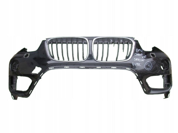 BMW X1 F48 15-ZDERZAK PRZÓD CZARNY METALIK 6X PDC SPRYSKIWACZE 5111 7354815