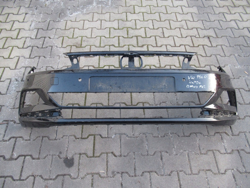 VW POLO 2G VI 6 ZDERZAK PRZÓD 2G0807221 CZARNY