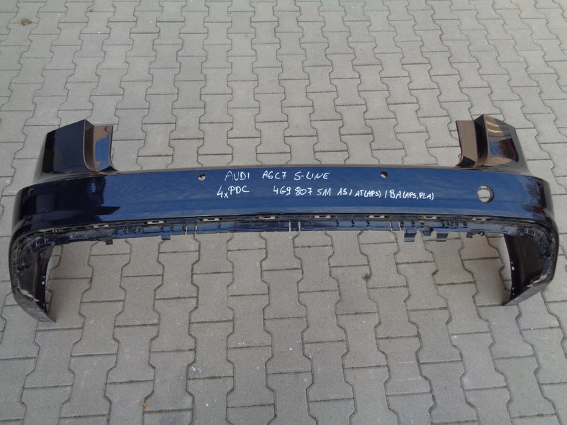 AUDI A6 C7 S LINE LIFT 4G9 KOMBI AVANT ZDERZAK TYŁ
