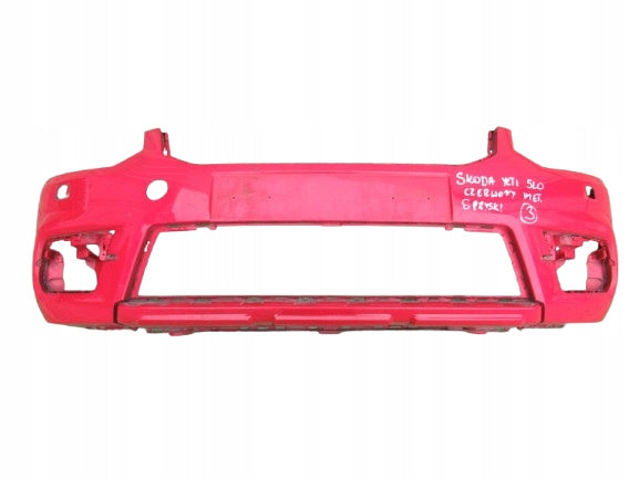 SKODA YETI CITY LIFT 5L0 5L 14- ZDERZAK PRZÓD CZERWONY SPRYSKI 5L0907221K