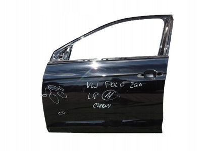 VW POLO 6 VI 2G 17- DRZWI LEWE PRZÓD CZARNE 2G4831051P 2G4831311F