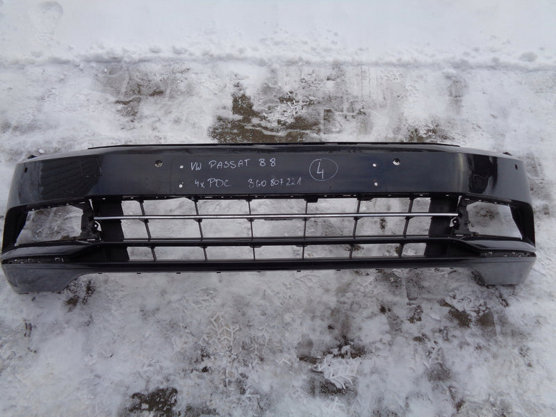 VW PASSAT B8 3G 16- ZDERZAK PRZÓD PDC 3G0807221