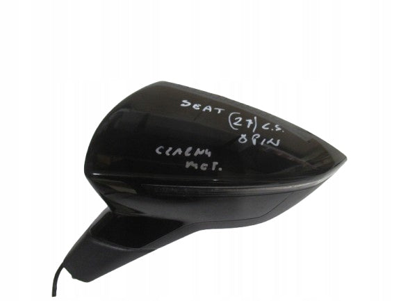 SEAT IBIZA 5 V 6F LUSTERKO LEWE CZARNY MET. 8 PIN 6F1857507AC 6F1857507AC