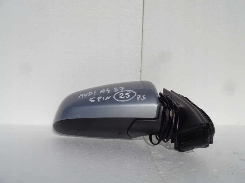 AUDI A4 B6 B7 8E0 LUSTERKO SZARE PRAWE 5PIN EU