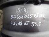 AUDI A1 S1 8X 7,5x18 5x100 ROTOR FELGA 8X0601025AR