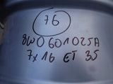 AUDI A4 B9 8W0 A6 FELGA 7x16 ET35 8W0601025A