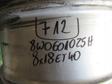 AUDI A4 S4 SPORT B9 8W FELGA ALUMINIOWA 8x18 ET 40 8W0601025H