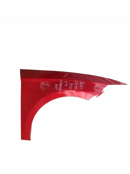 SEAT LEON 3 III 5F 5F0 13-20 BŁOTNIK PRAWY PRZÓD CZERWONY MET. 5F0821022J