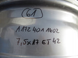 MERCEDES CLK SLK W171 7,5x17 FELGA A1724011402