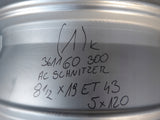 BMW 3 F30 5 F10 F11 6 F12 FELGA FELGI AC SCHNITZER 8x19 ET 43 3611 60 300