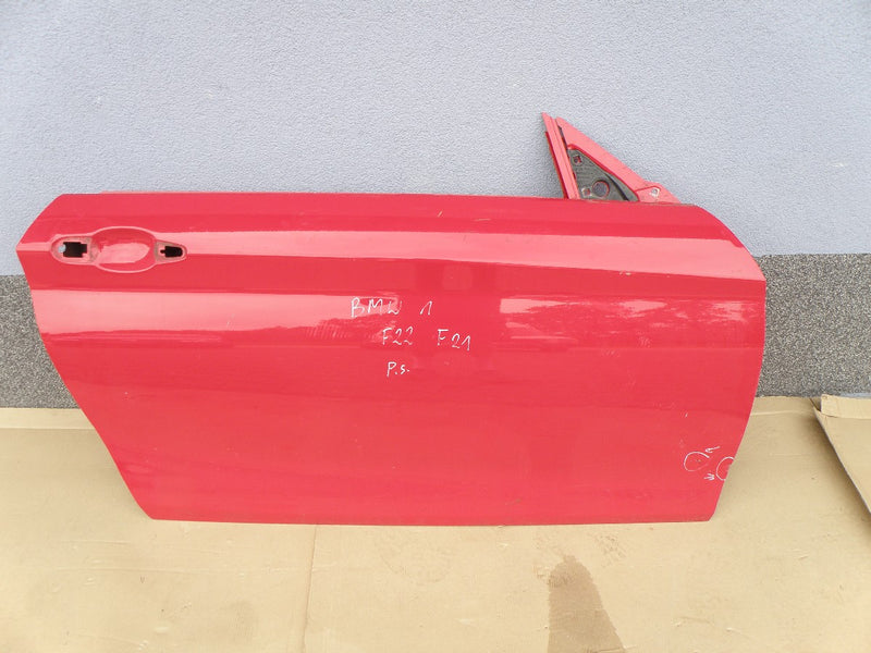 BMW 1 F21 F22 DRZWI PRAWE CZERWONE ORYGINAŁ