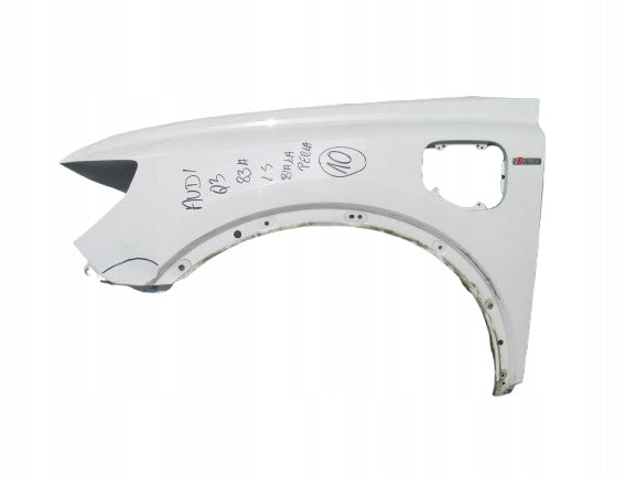 AUDI Q3 E-TRON E TRON 83A 19- BŁOTNIK LEWY BIAŁA PERŁA 83A821021A