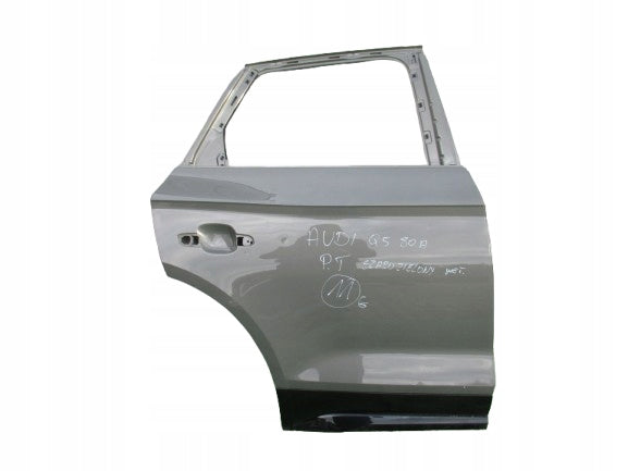 AUDI Q5 80A II 2 17- DRZWI PRAWY TYŁ SZARY MET. LISTWA 80A833052A