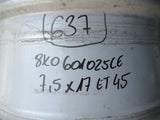 AUDI A4 B8 8K A6 C7 4G FELGA ALUNINIOWA 7,5x17 ET45 8K0601025CE
