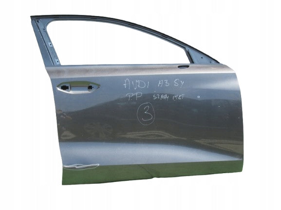 AUDI A3 8Y 20- DRZWI PRAWE PRZÓD SZARE 8Y0831052