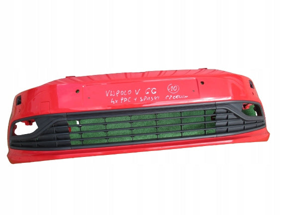 VW POLO 6C 14- ZDERZAK PRZÓD PDC SPRYSKI 6C0807221