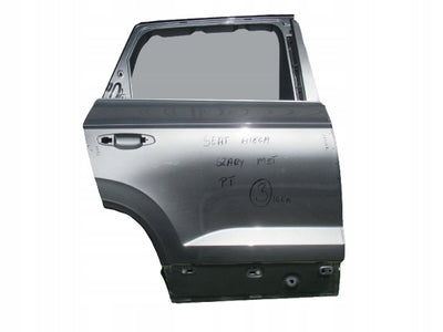 SKODA KAROQ 575 ATECA DRZWI PRAWY TYŁ SZARY MET. IGŁA 575833052J 575833312