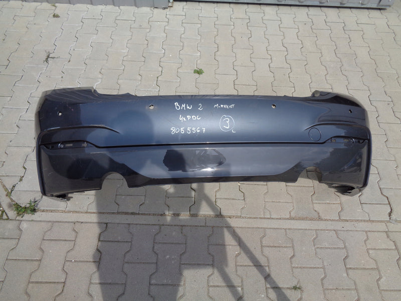 BMW 2 M2 M PAKIET F22 ZDERZAK TYŁ PDC 8055567