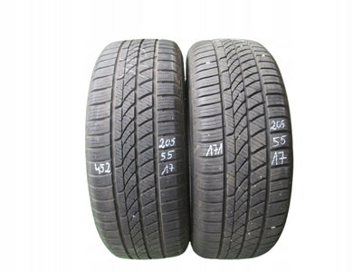 OPONA OPONY HANKOOK KINERGY 205/55/17 91V M+S 4 SEASONS 6,2 mm 2022r 2 szt