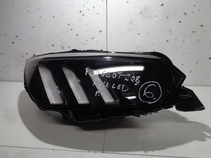 PEUGEOT 208 FULL LED TECHNOLOGY LAMPA PRAWA KOMPL